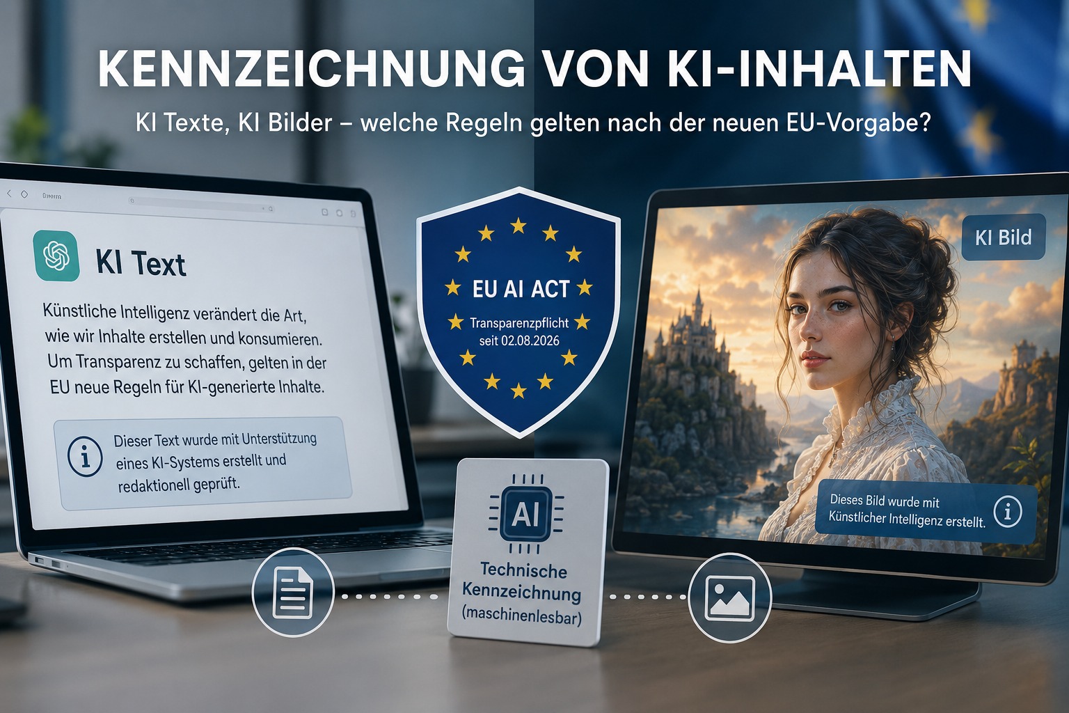 KI-Bilder müssen in der EU gekennzeichnet werden